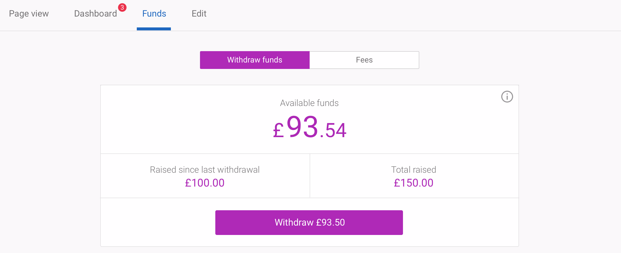 how-do-i-withdraw-funds-from-my-page-justgiving-help